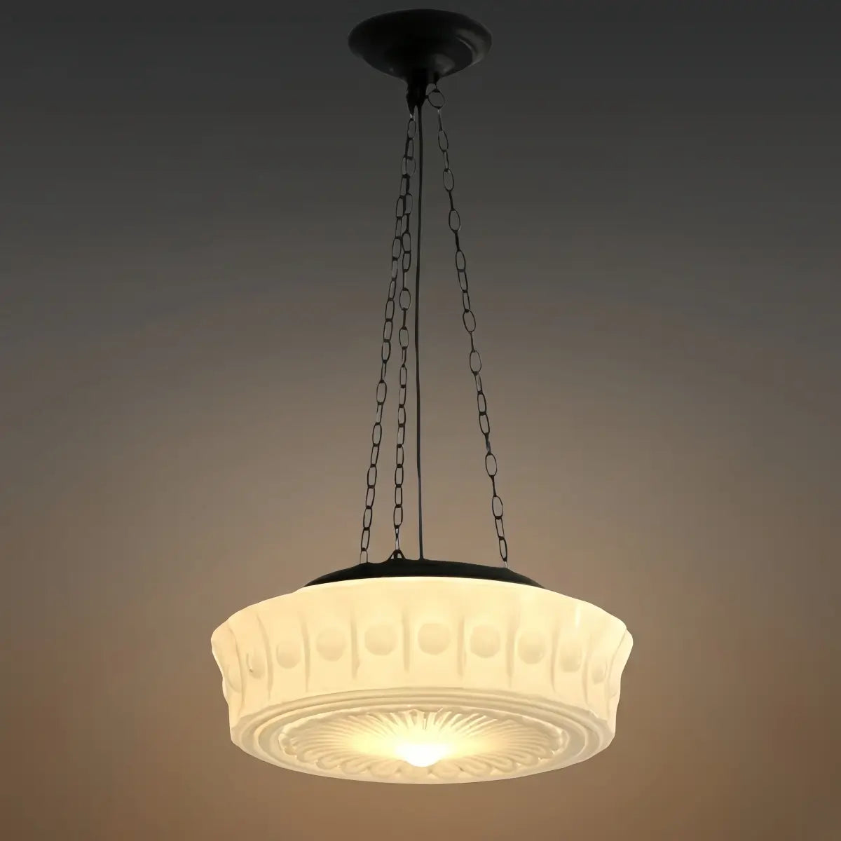 Crema Vintage Glass Pendant Light